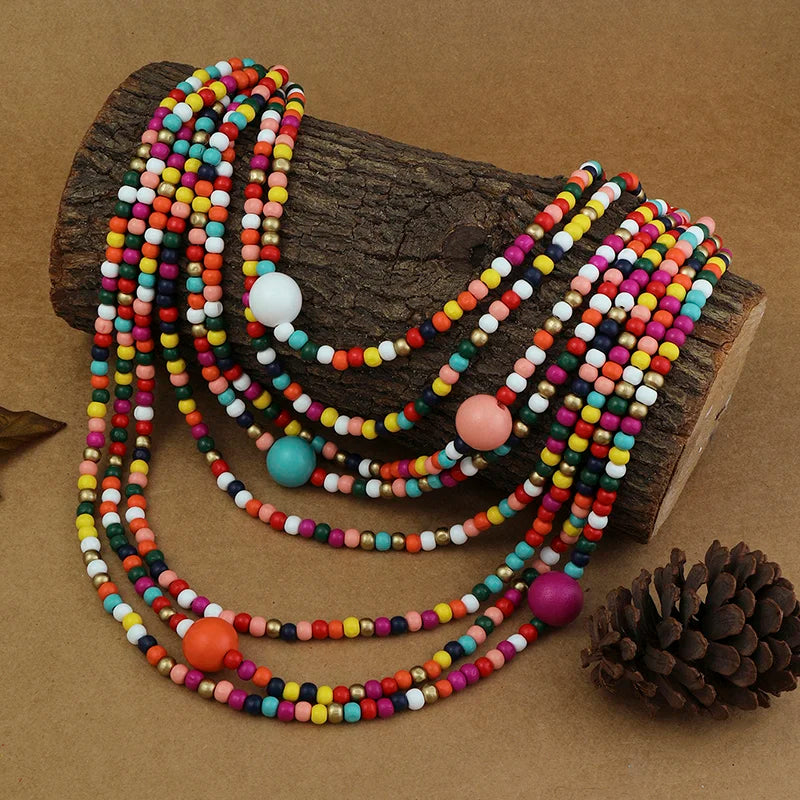 Earthsong Color Layers Necklace - hello baabs 