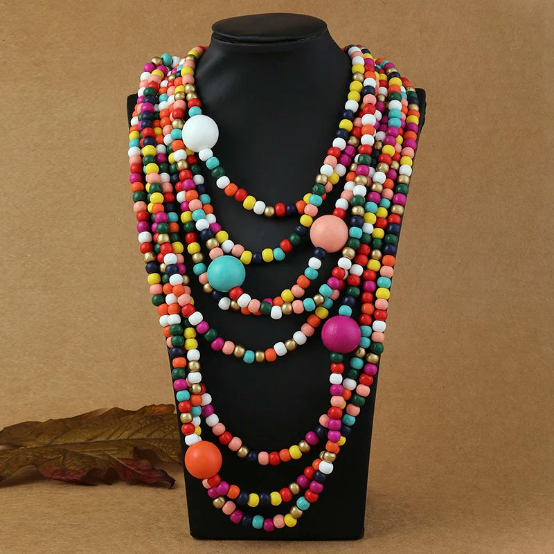 Earthsong Color Layers Necklace - hello baabs 