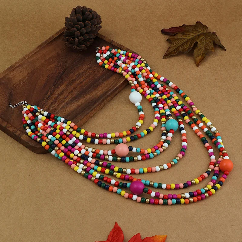 Earthsong Color Layers Necklace - hello baabs 