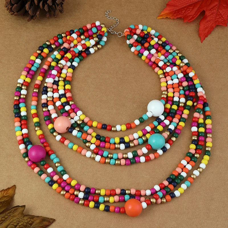 Earthsong Color Layers Necklace - hello baabs 