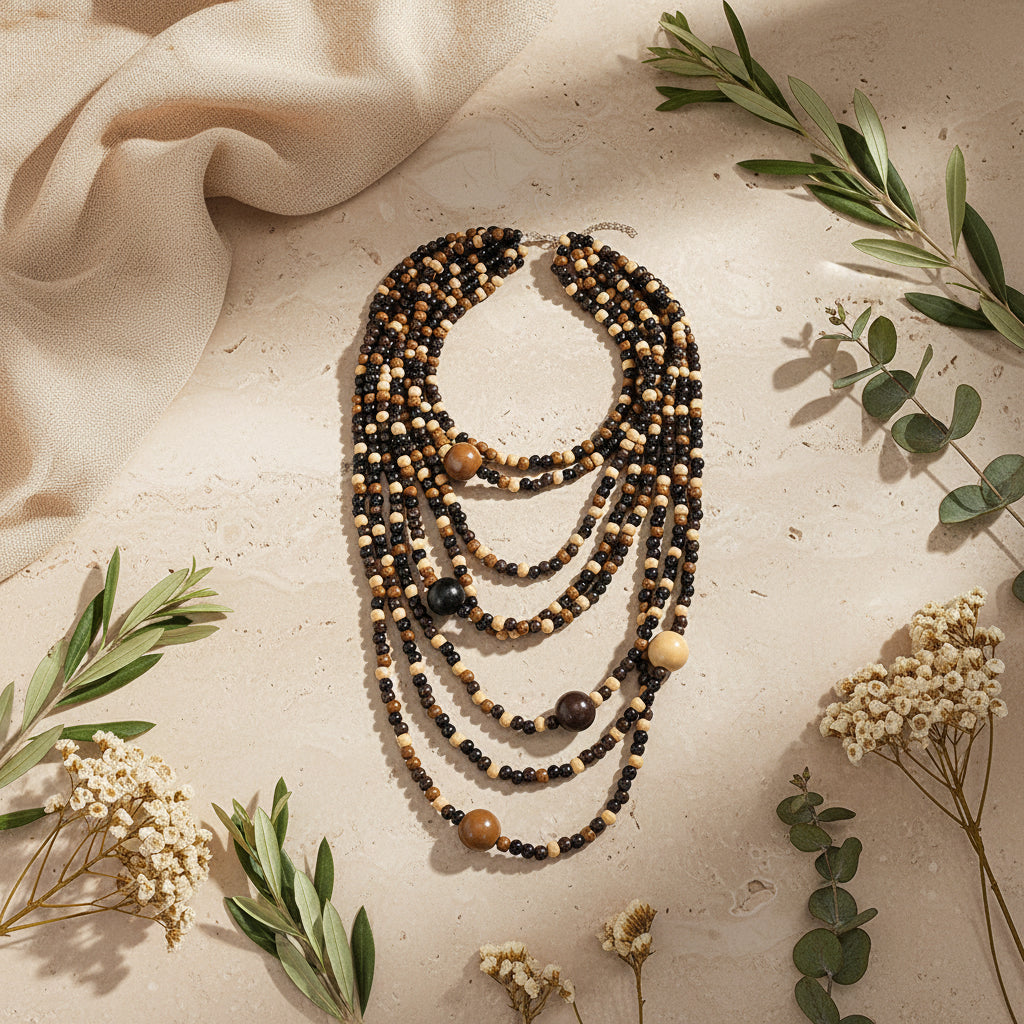 Earthtone Echo Necklace - Hello Baabs