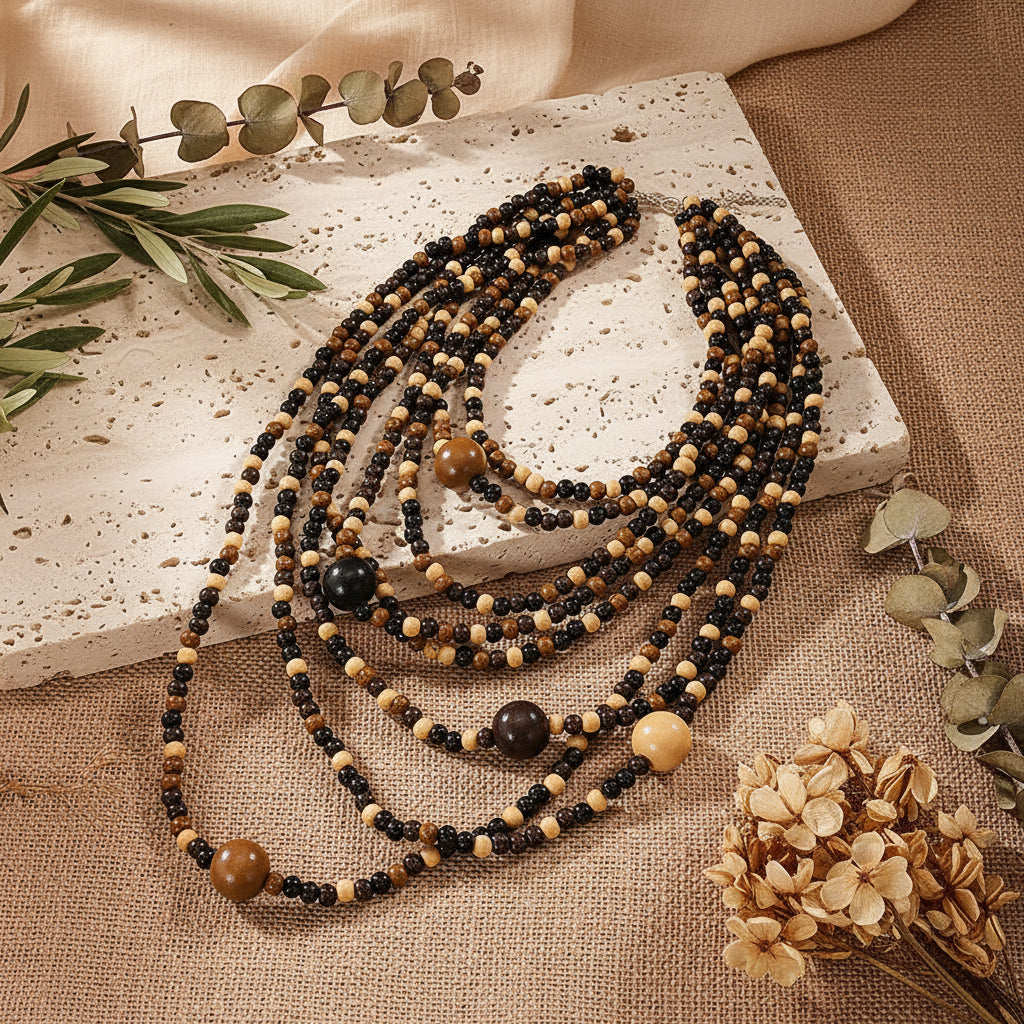 Earthtone Echo Necklace - Hello Baabs