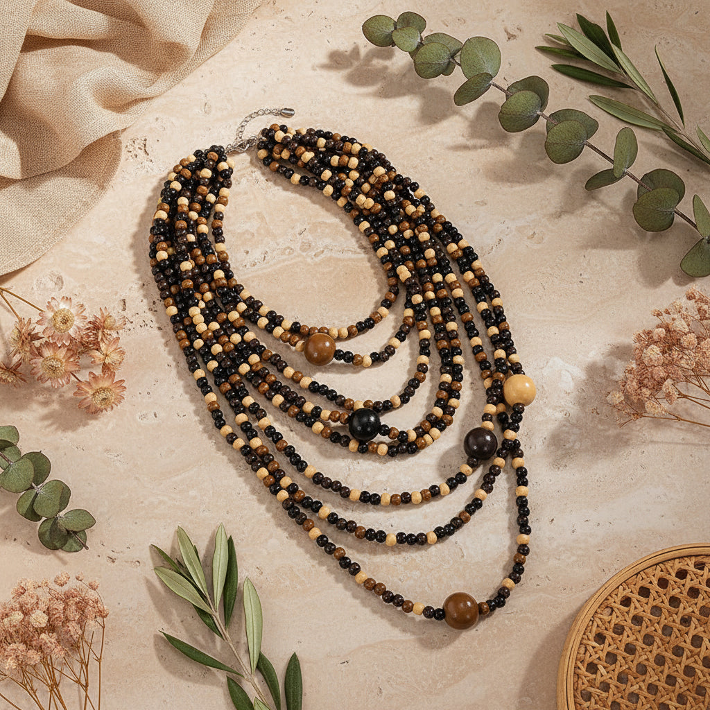 Earthtone Echo Necklace - Hello Baabs