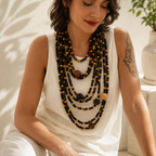 Earthtone Echo Necklace - Hello Baabs LLC 