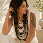 Earthtone Echo Necklace - Hello Baabs LLC 