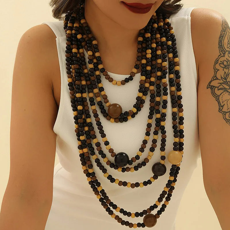 Earthtone Echo Necklace - hello baabs 