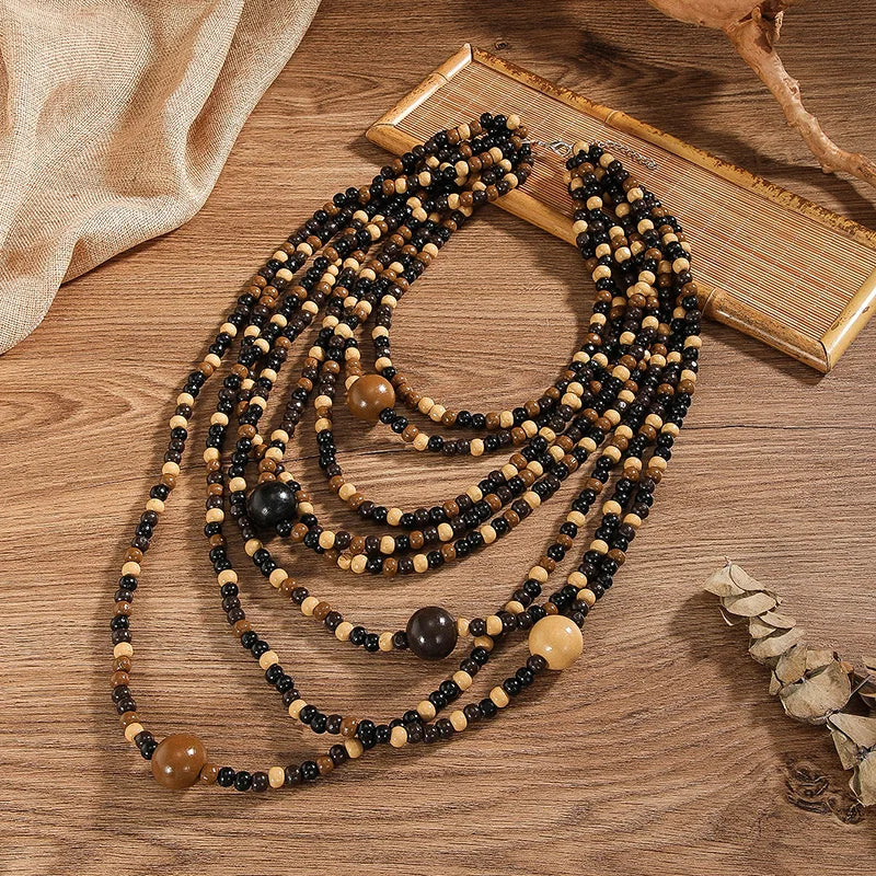 Earthtone Echo Necklace - hello baabs 