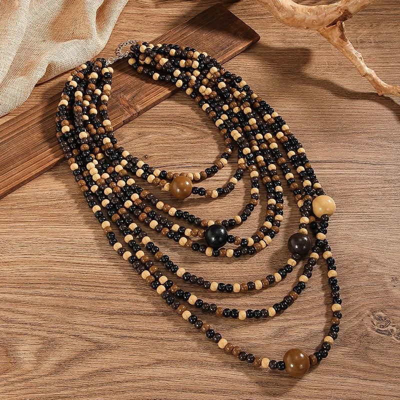 Earthtone Echo Necklace - hello baabs 