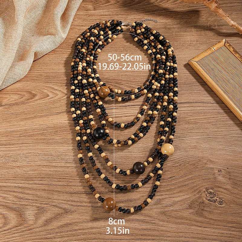 Earthtone Echo Necklace - hello baabs 