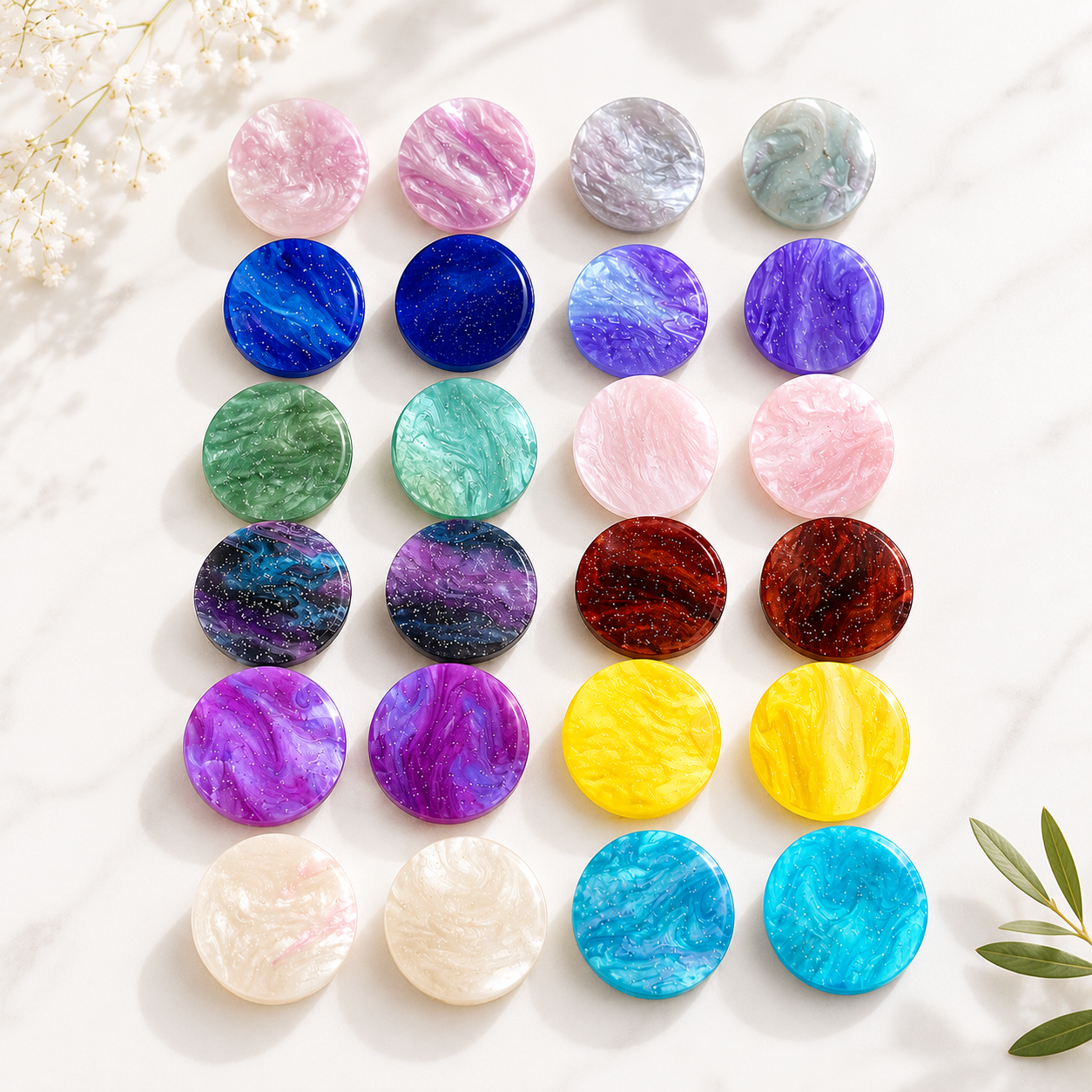 Echo Disc Earrings - 8 colors - Hello Baabs