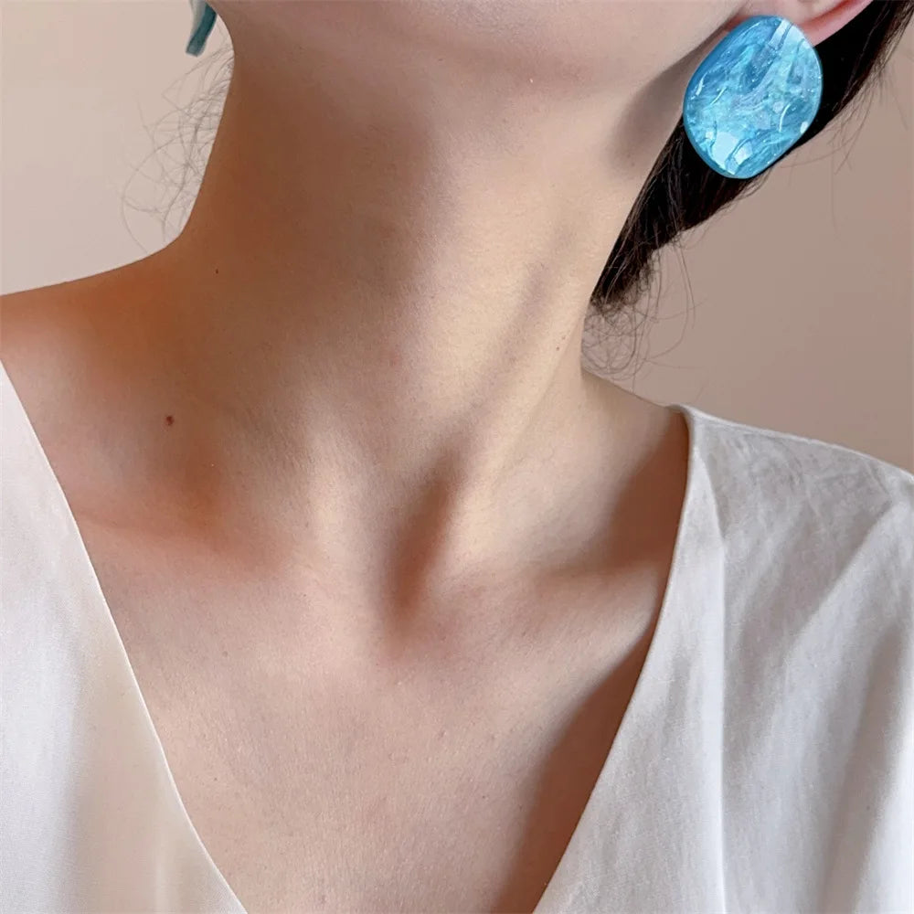 Echo Disc Earrings - 8 colors - hello baabs 