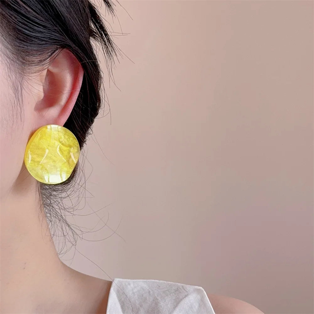 Echo Disc Earrings - 8 colors - hello baabs 