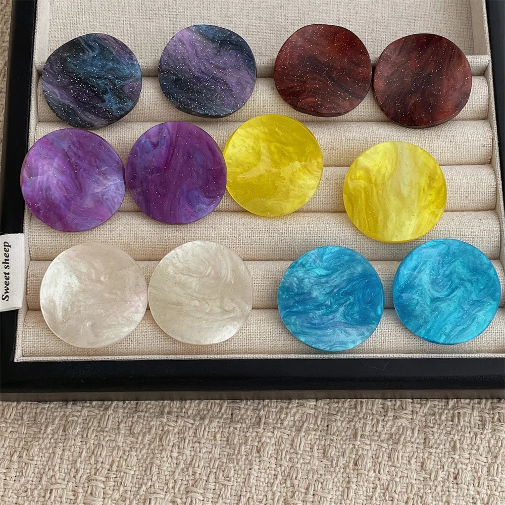 Echo Disc Earrings - 8 colors - hello baabs 
