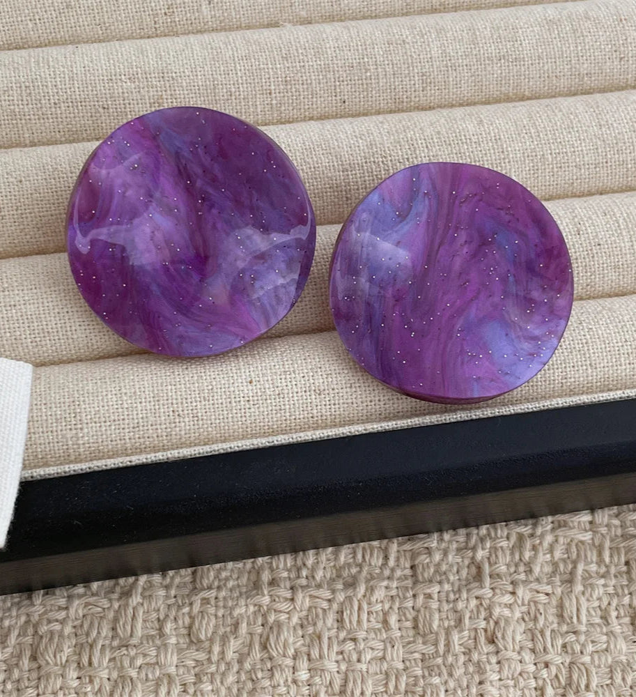 Echo Disc Earrings - 8 colors - hello baabs 