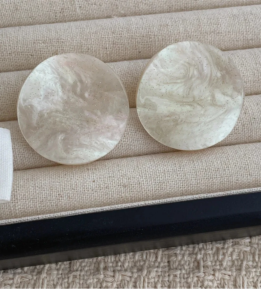 Echo Disc Earrings - 8 colors - hello baabs 