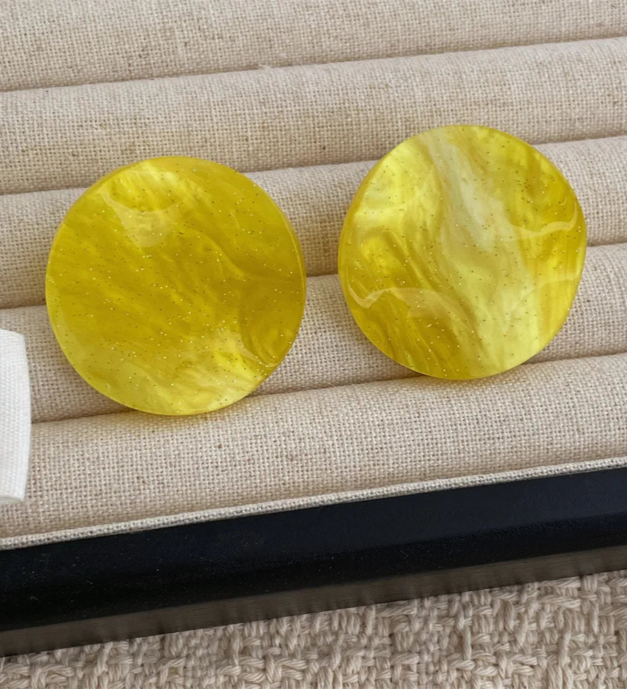 Echo Disc Earrings - 8 colors - hello baabs 