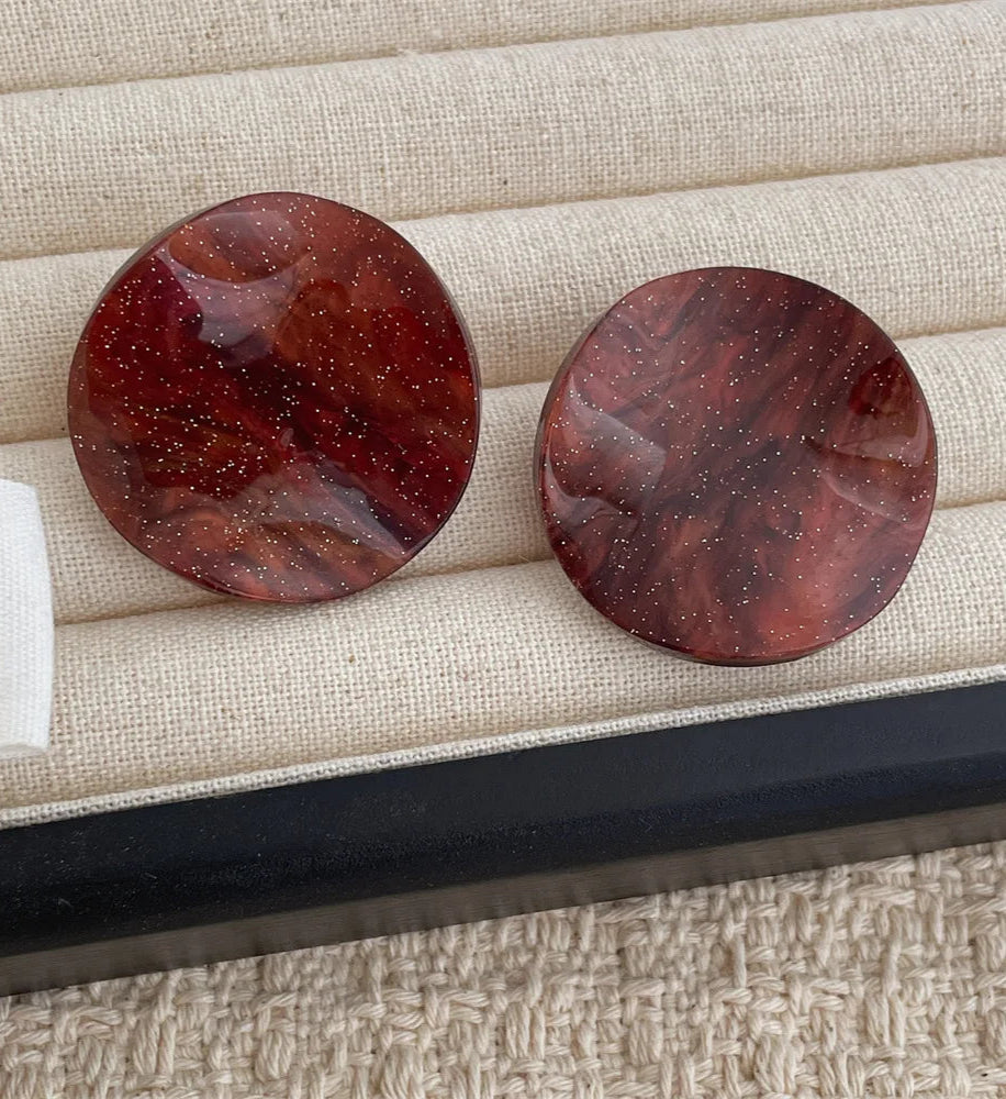 Echo Disc Earrings - 8 colors - hello baabs 