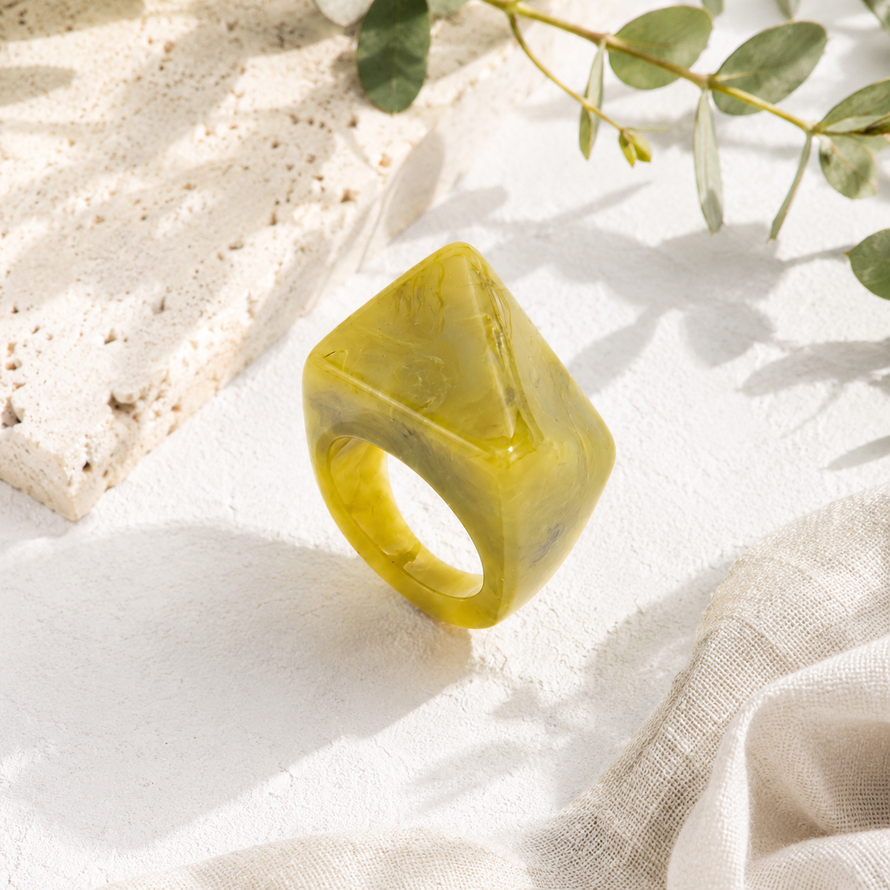 Edge Theory Rings (size 6) - 6 colors - Hello Baabs