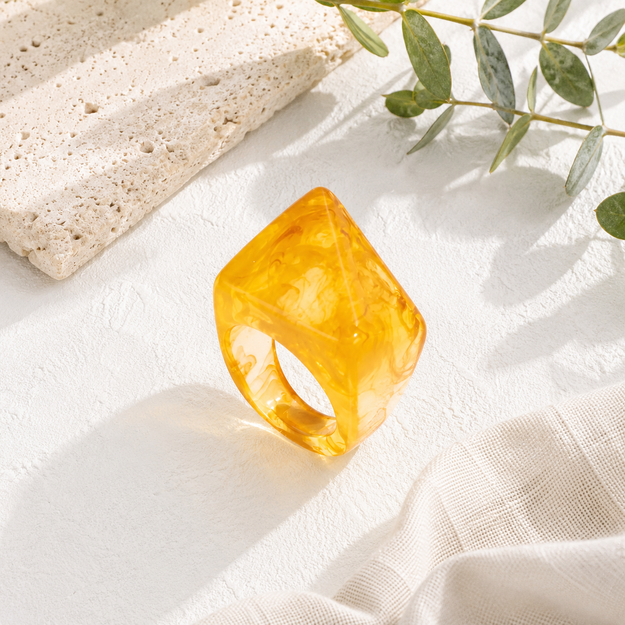 Edge Theory Rings (size 6) - 6 colors - Hello Baabs