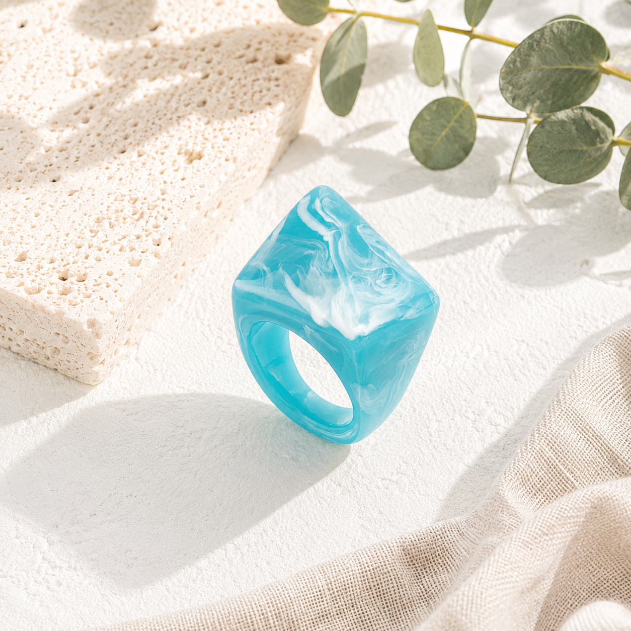 Edge Theory Rings (size 6) - 6 colors - Hello Baabs