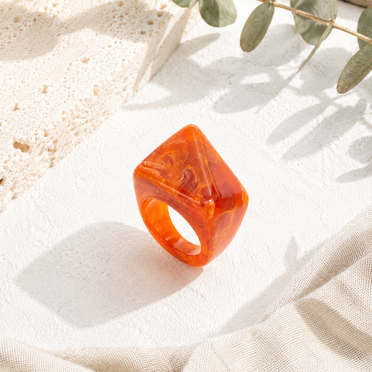 Edge Theory Rings (size 6) - 6 colors - Hello Baabs