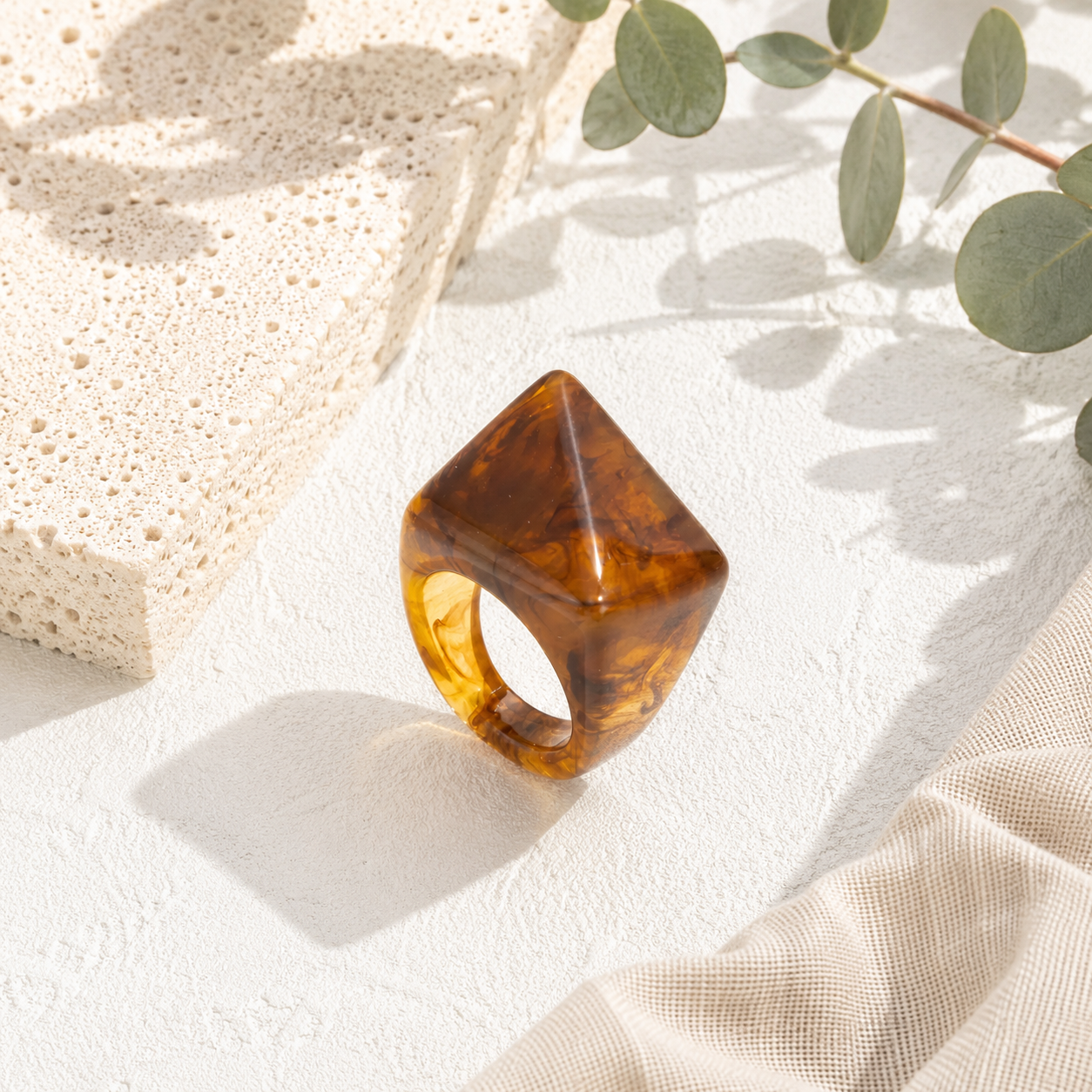 Edge Theory Rings (size 6) - 6 colors - Hello Baabs