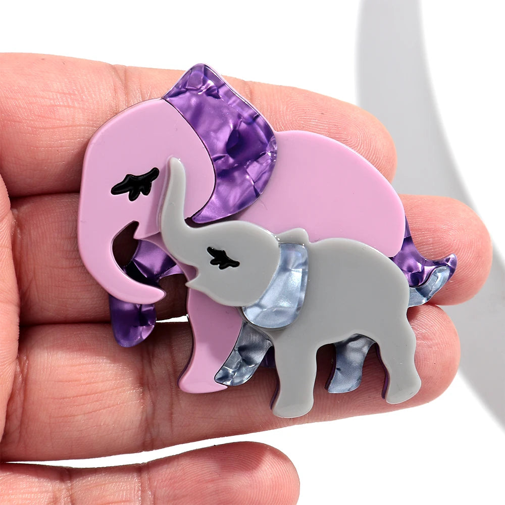 Ele-Fun Duo Brooch - Hello Baabs