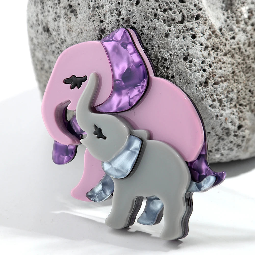 Ele-Fun Duo Brooch - Hello Baabs