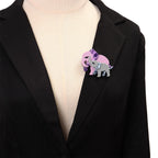 Ele-Fun Duo Brooch - Hello Baabs LLC 
