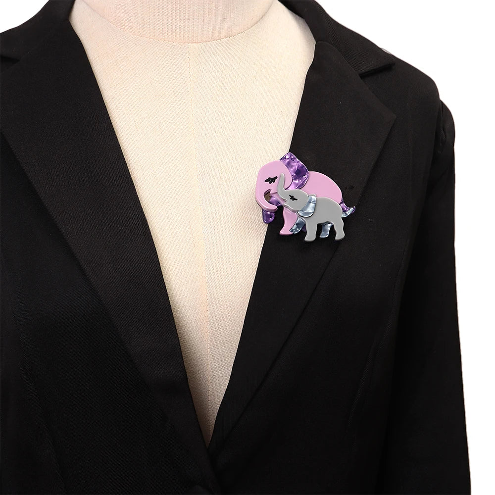 Ele-Fun Duo Brooch - Hello Baabs LLC 