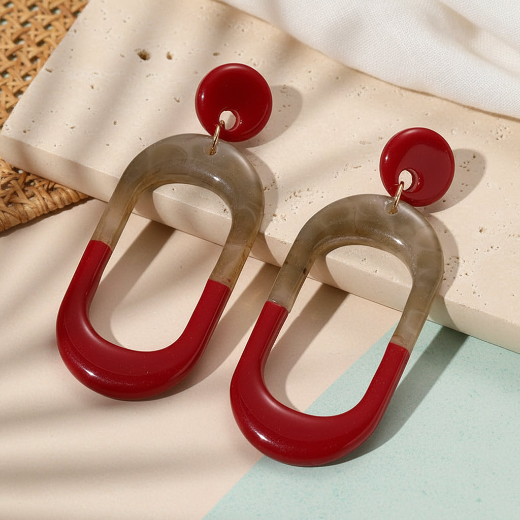 Electric Eclipse Earrings - 6 color variants - Hello Baabs
