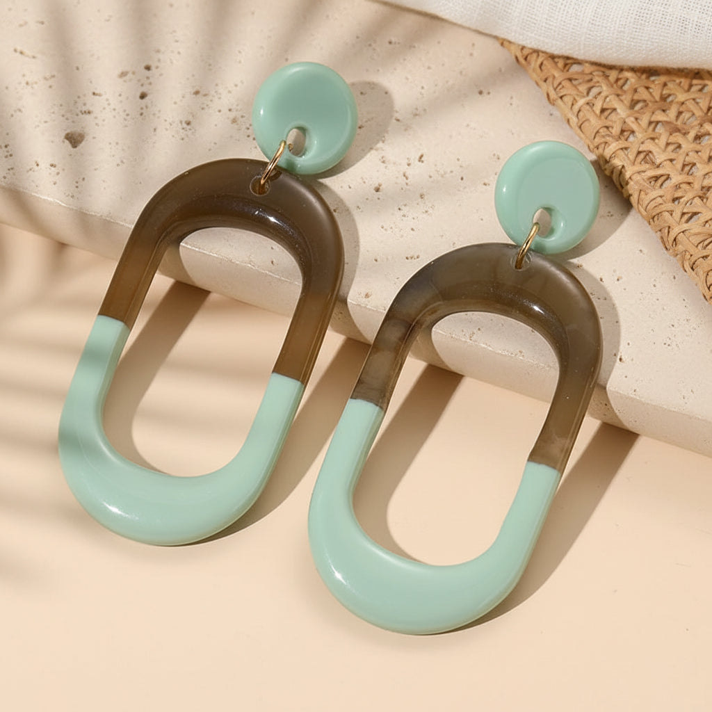 Electric Eclipse Earrings - 6 color variants - Hello Baabs