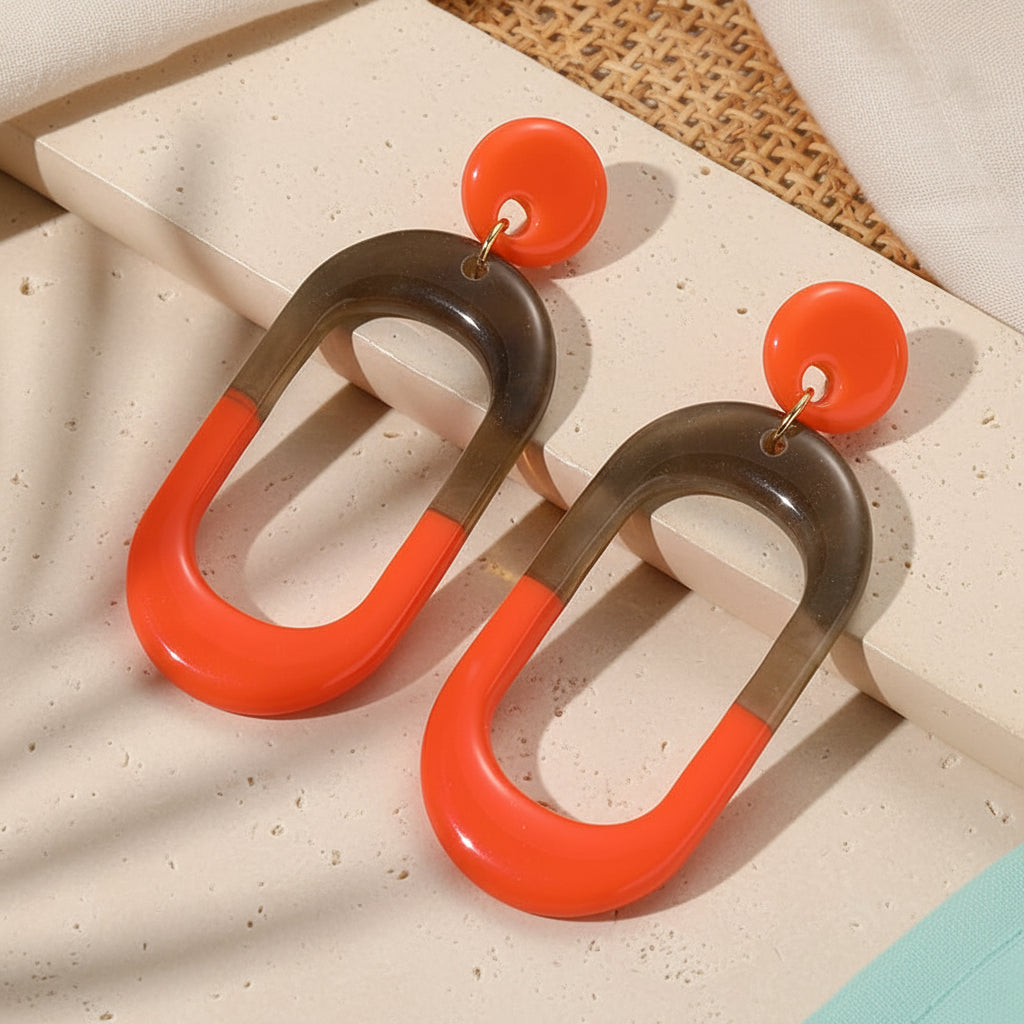 Electric Eclipse Earrings - 6 color variants - Hello Baabs