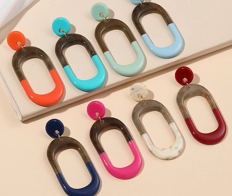 Electric Eclipse Earrings - 6 color variants - hello baabs 