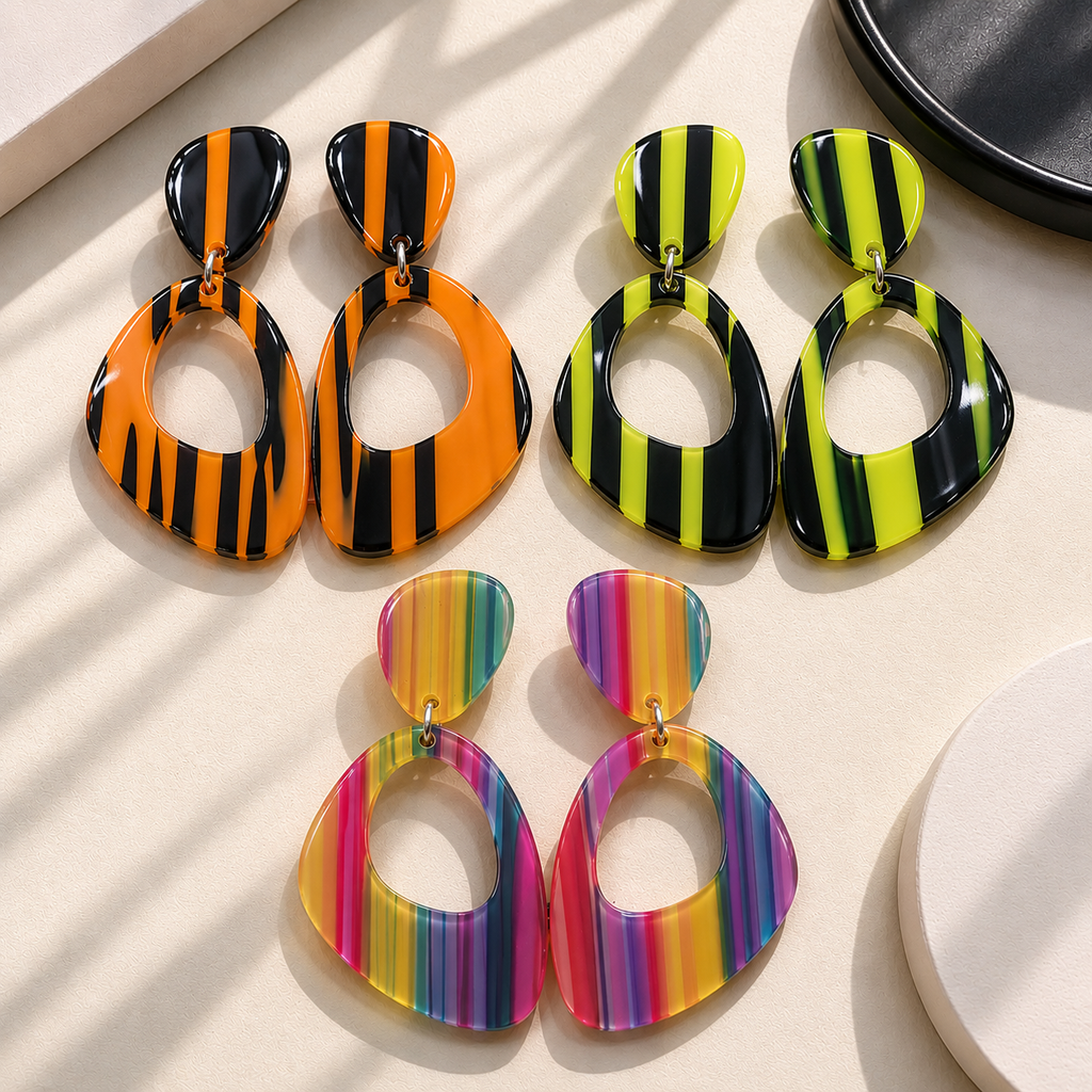 Electric Stripe Drops - 3 colors - Hello Baabs