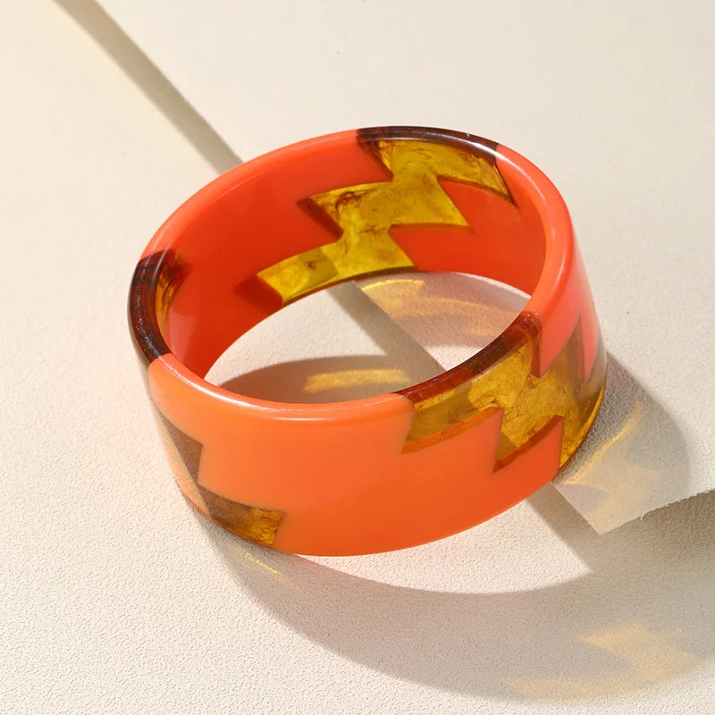 Electric Zig Bangle (2.55" diameter) - 8 colors - Hello Baabs LLC 