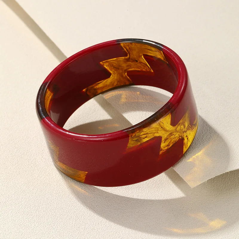 Electric Zig Cuff (2.55" diameter) - 8 colors - hello baabs 