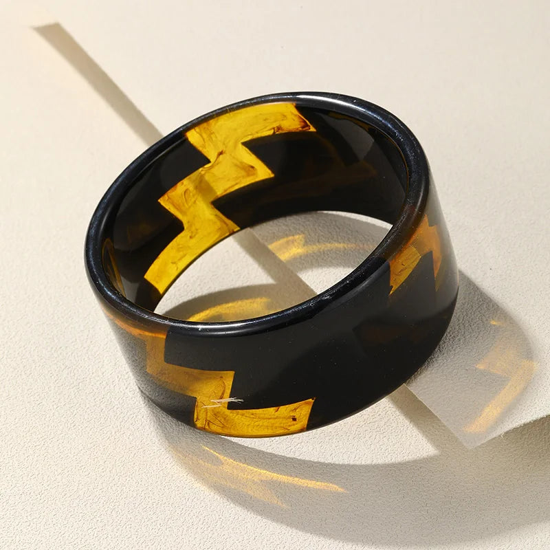 Electric Zig Cuff (2.55" diameter) - 8 colors - hello baabs 