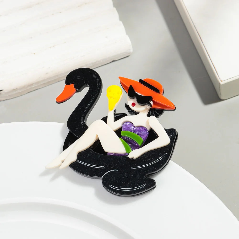 Elegant Escape Brooch - 2 colors - Hello Baabs LLC 
