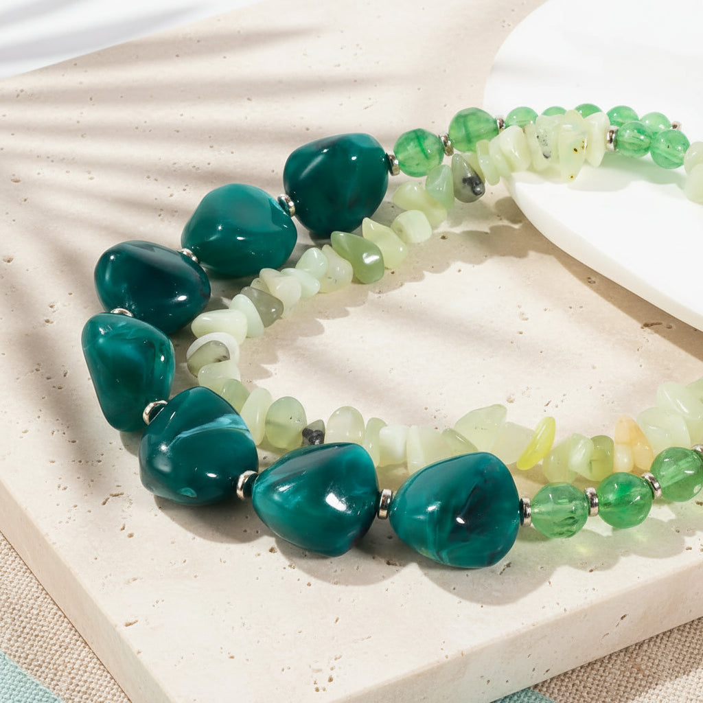 Emerald Escape Necklace - Hello Baabs