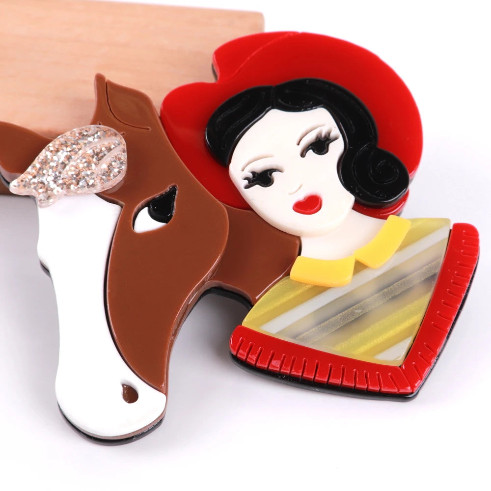 Equestrian Elegance Pin - 2 colors - Hello Baabs