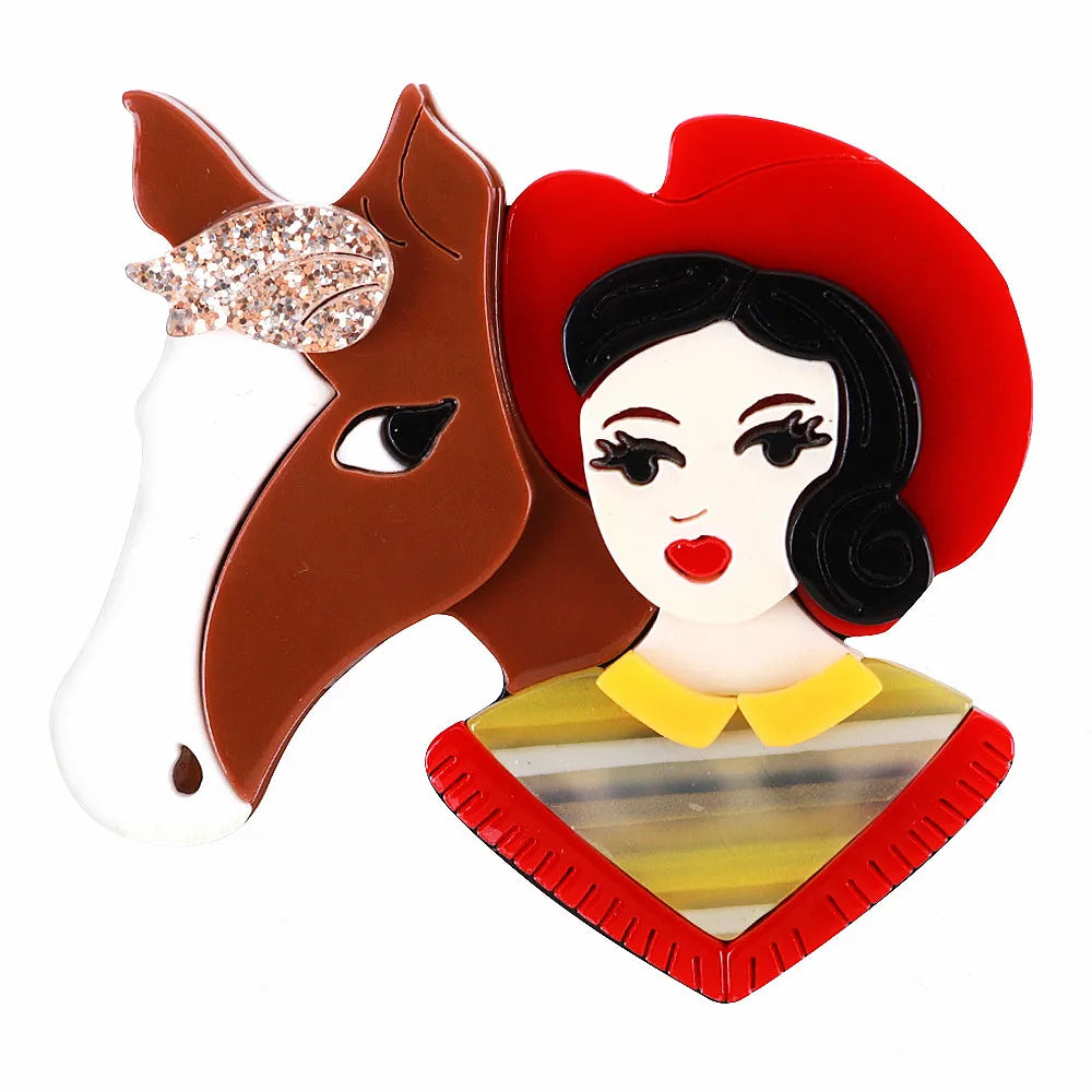 Equestrian Elegance Pin - 2 colors - Hello Baabs