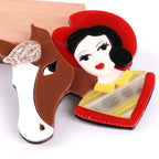 Equestrian Elegance Pin - 2 colors - Hello Baabs LLC 