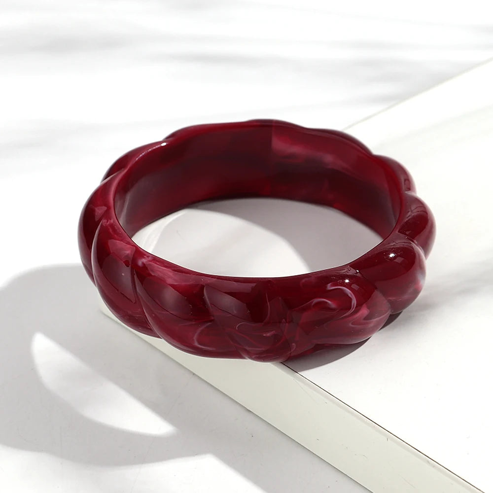 Era Twist Bangle (2.60" diameter) - 5 colors - Hello Baabs LLC 