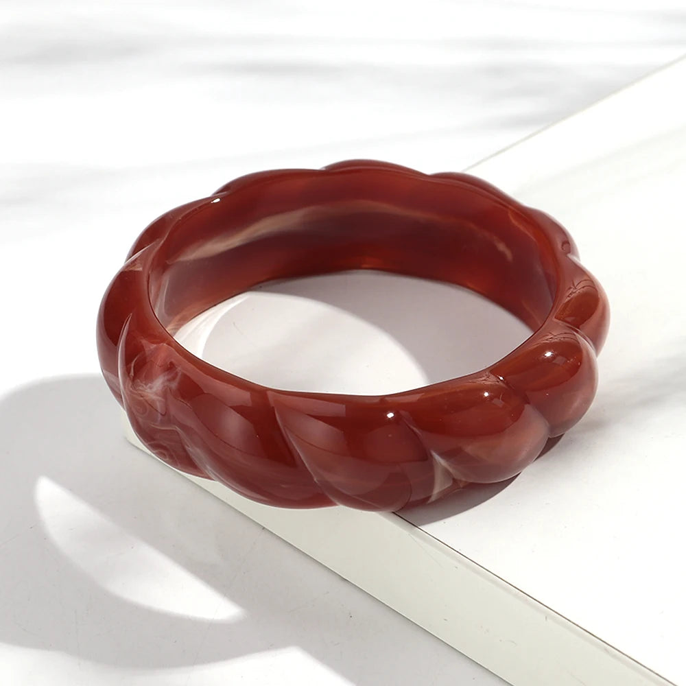 Era Twist Bangle (2.60" diameter) - 5 colors - Hello Baabs LLC 