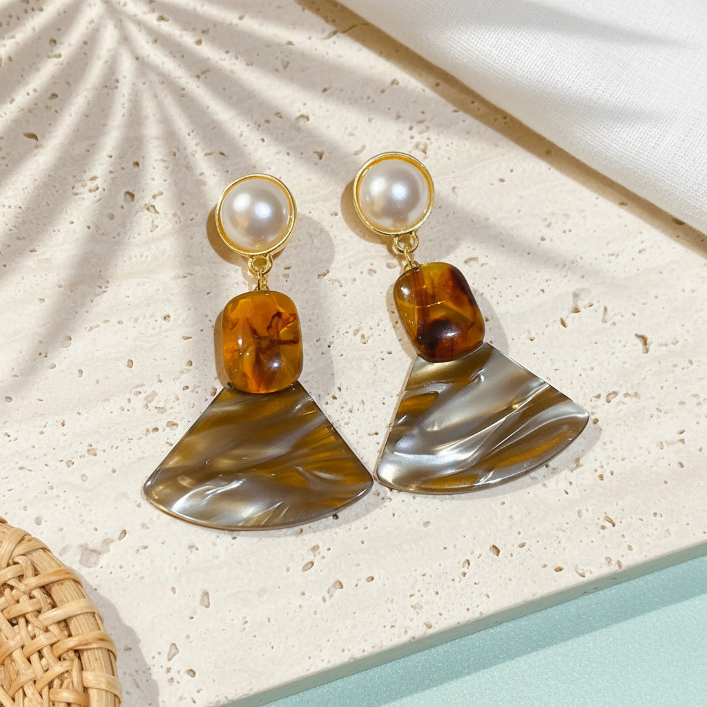 Espresso Empress Earrings - 2 variants - Hello Baabs