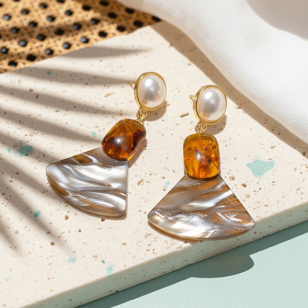 Espresso Empress Earrings - 2 variants - Hello Baabs
