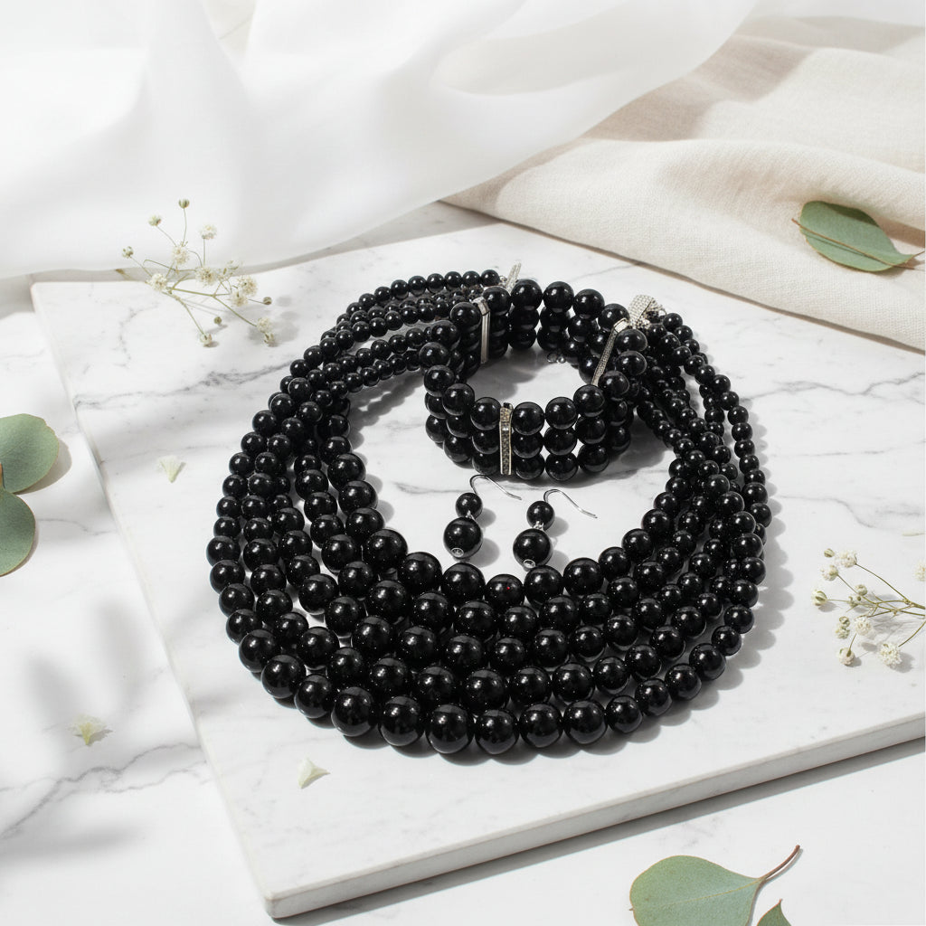 Eternal Glow Necklace, Bracelet, & Earrings Set - 5 colors - Hello Baabs