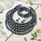Eternal Glow Necklace, Bracelet, & Earrings Set - 5 colors - Hello Baabs
