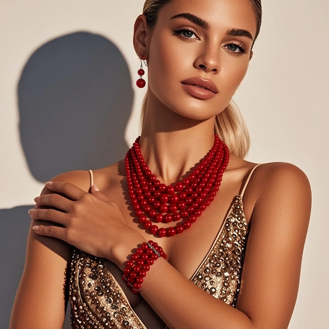 Eternal Glow Necklace, Bracelet, & Earrings Set - 5 colors - hello baabs 